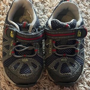 PLAE Kids' Blue and Gray Sneakers